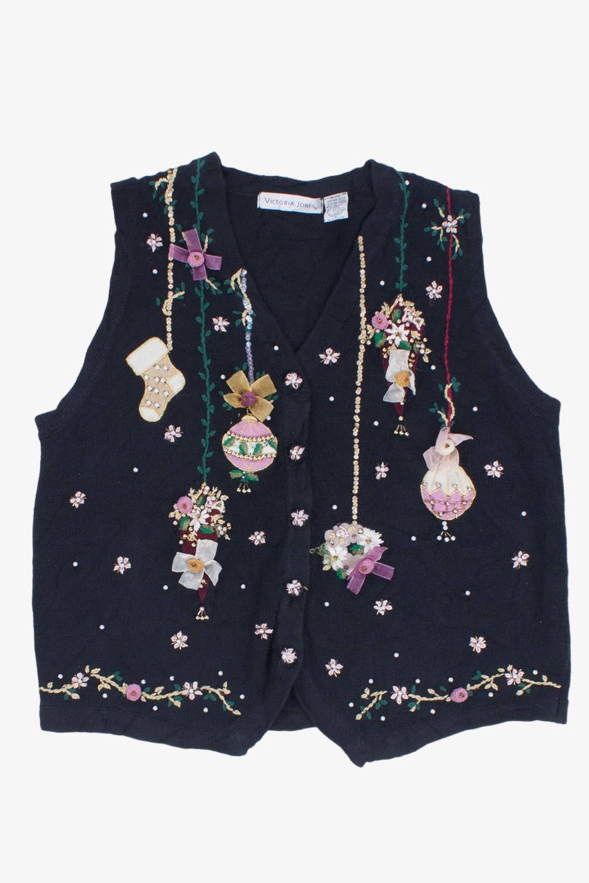 Black Ugly Christmas Vest 55210
