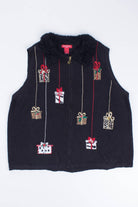 Black Ugly Christmas Vest 55212