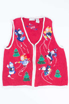Red Ugly Christmas Vest 55232