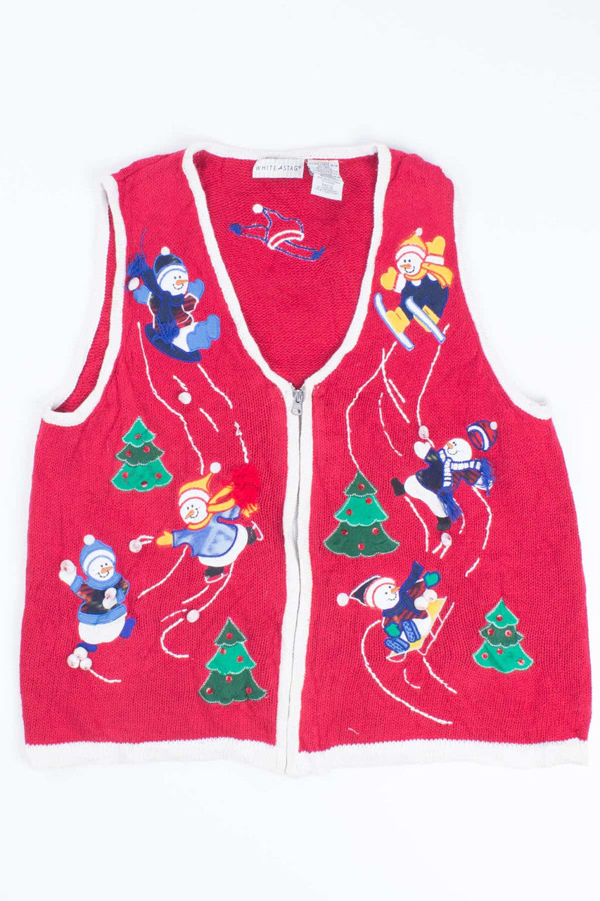Red Ugly Christmas Vest 55232