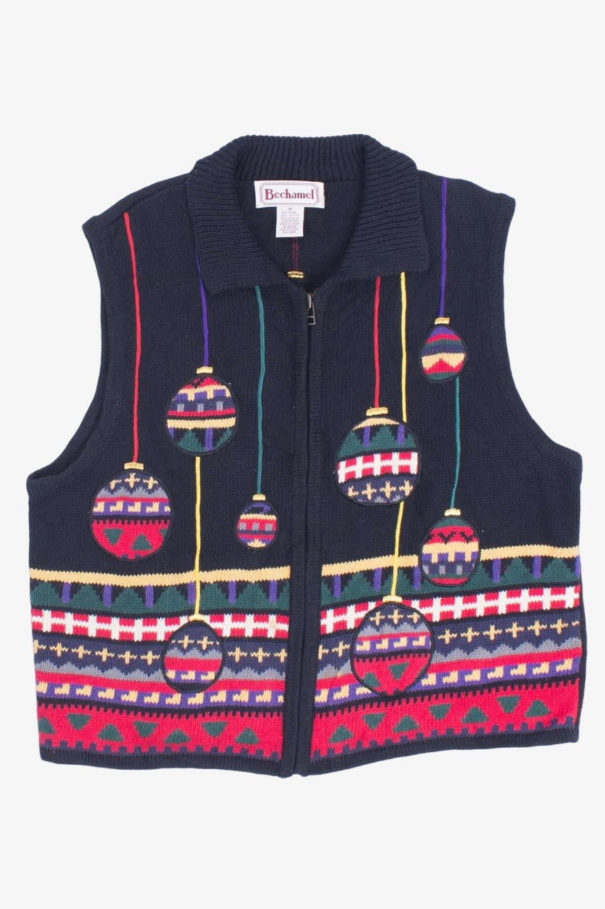 Black Ugly Christmas Vest 55233