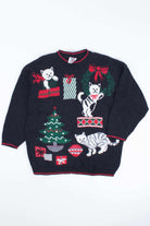 Black Ugly Christmas Pullover 55236
