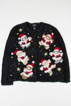 Vintage Cute Bears Christmas Sweater