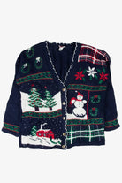 Blue Ugly Christmas Cardigan 55260