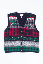 Black Ugly Christmas Vest 55297
