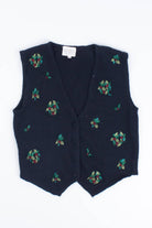 Black Ugly Christmas Vest 55298