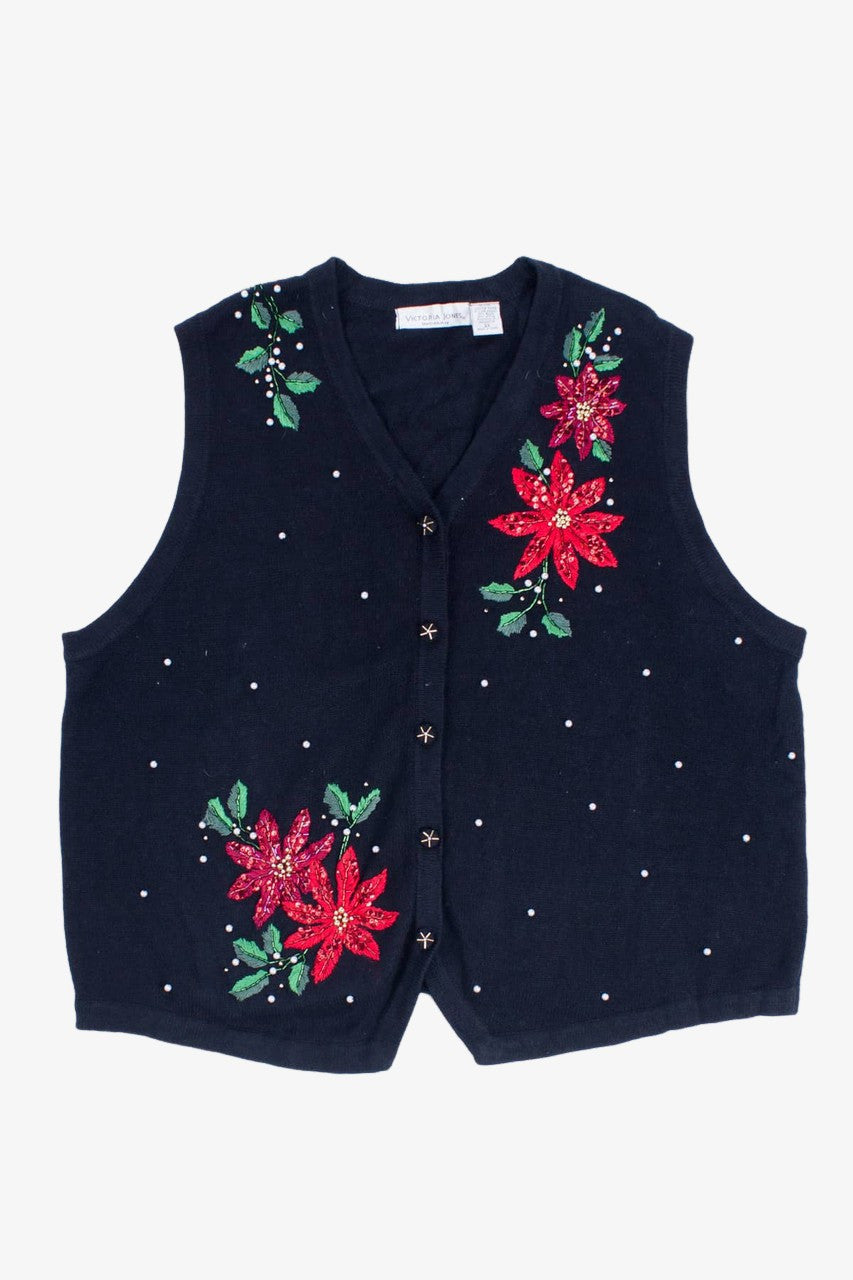 Black Ugly Christmas Vest 55302