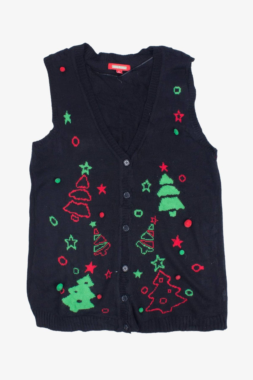 Black Ugly Christmas Vest 55304