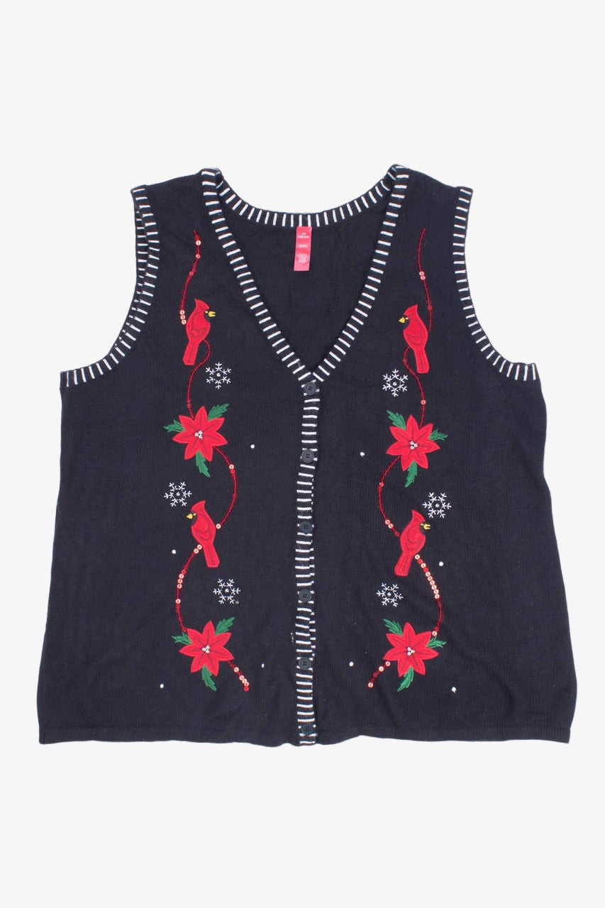 Black Ugly Christmas Vest 55306