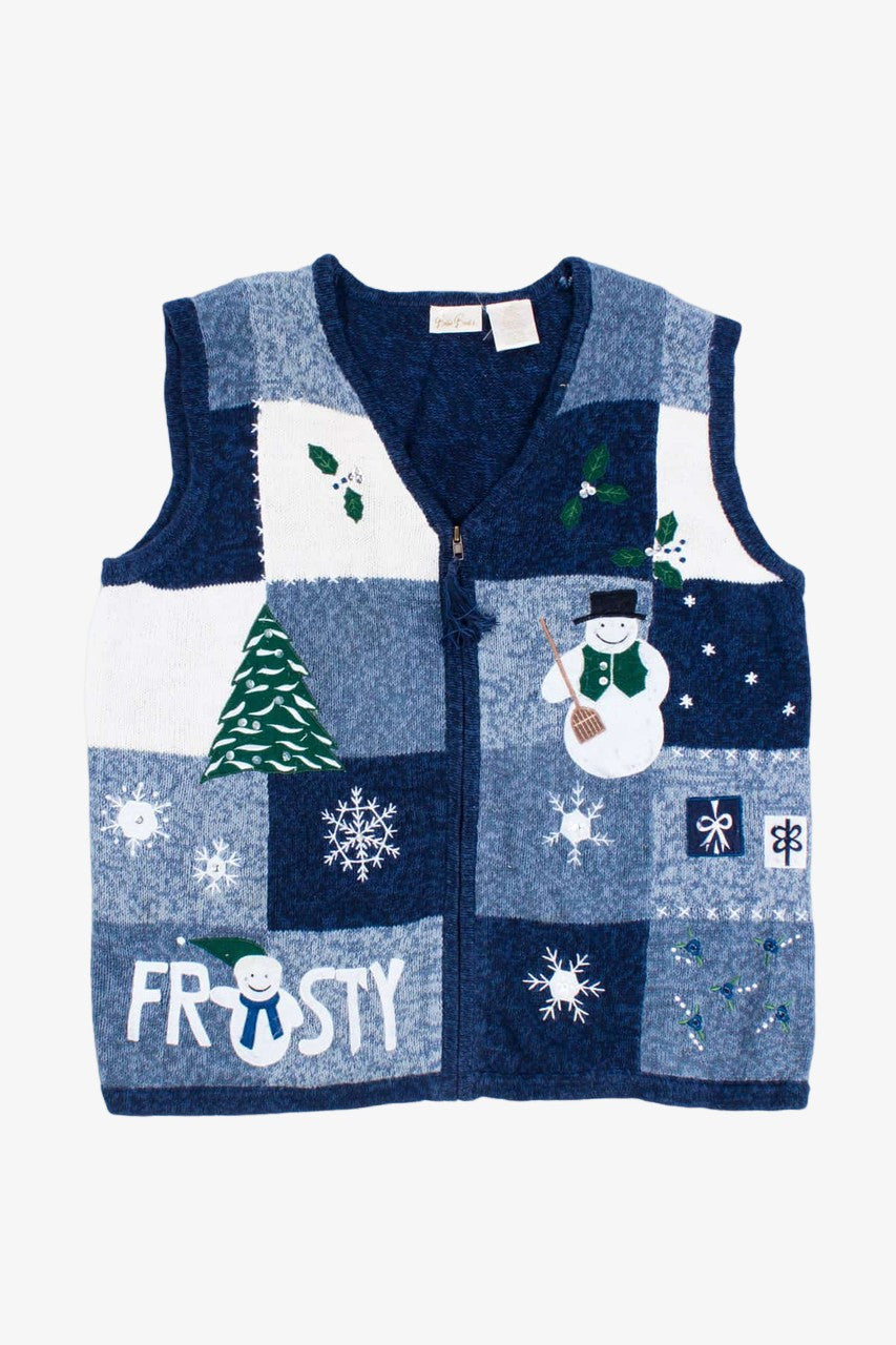 Blue Ugly Christmas Vest 55343