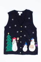 Black Ugly Christmas Vest 55351