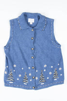 Blue Ugly Christmas Vest 55387