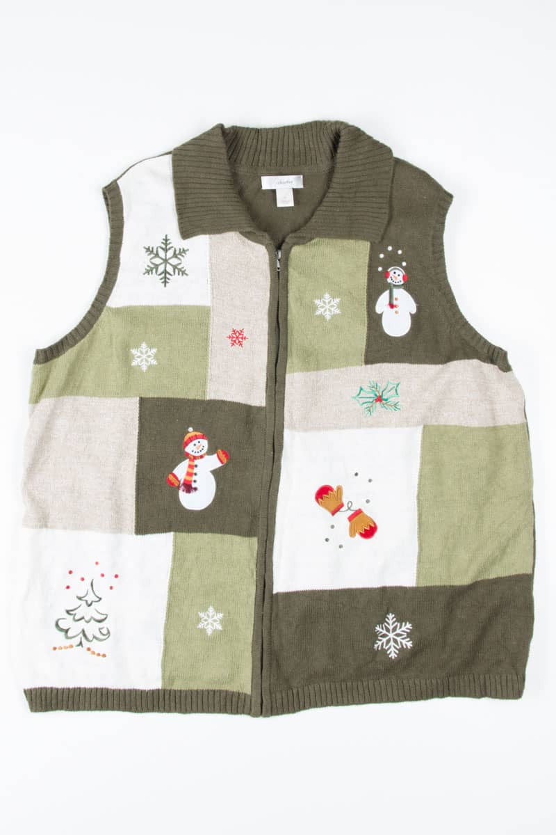 Green Ugly Christmas Vest 55397