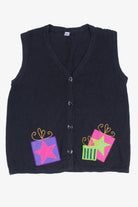 Black Ugly Christmas Vest 55441