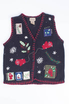 Basic Editions Ugly Christmas Vest 55461