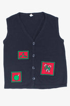 Black Ugly Christmas Vest 55467