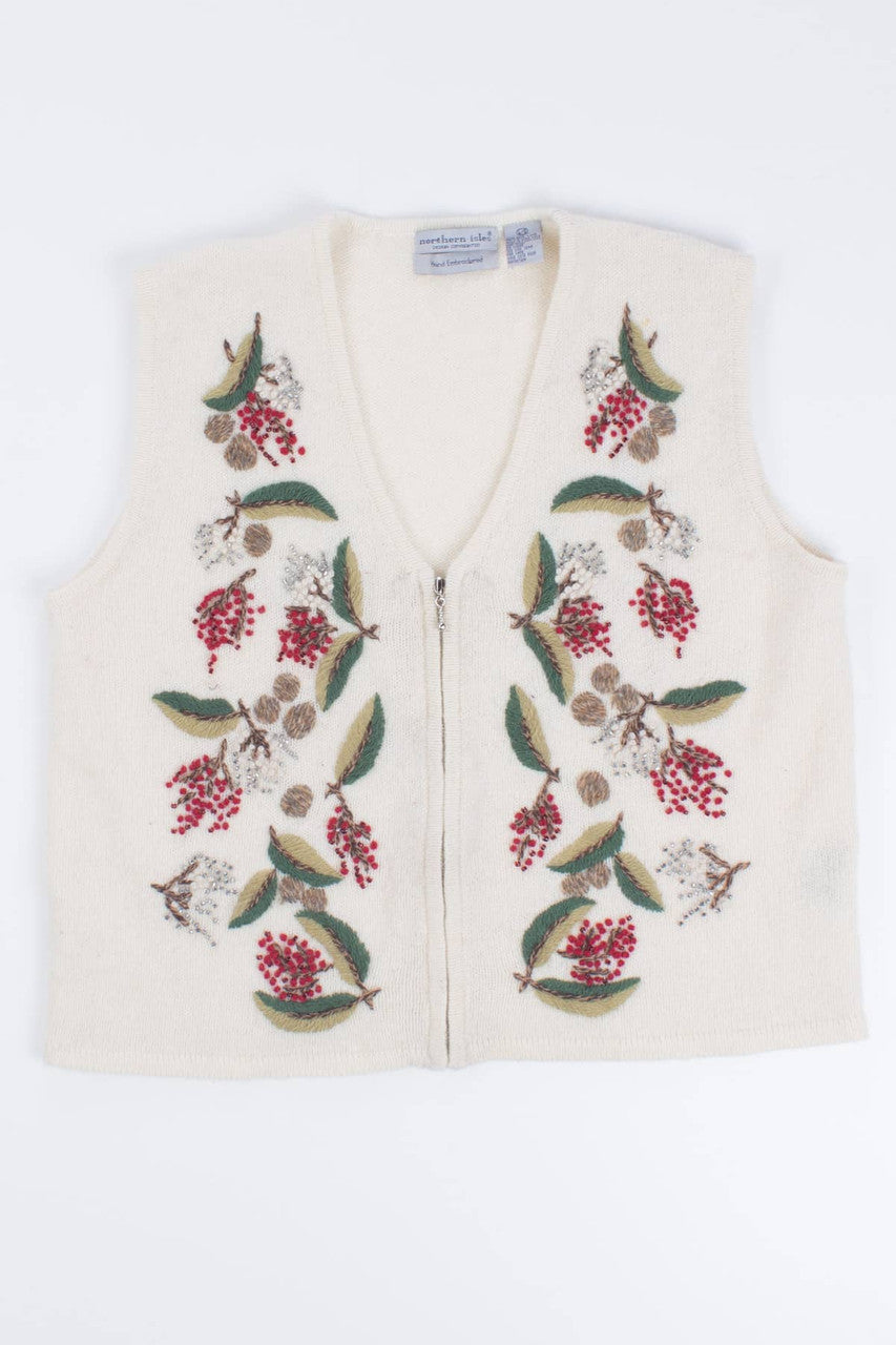 White Ugly Christmas Vest 55485
