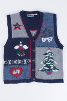 Blue Ugly Christmas Vest 55494