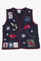 Black Ugly Christmas Vest 55508
