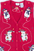Red Ugly Christmas Vest 55192