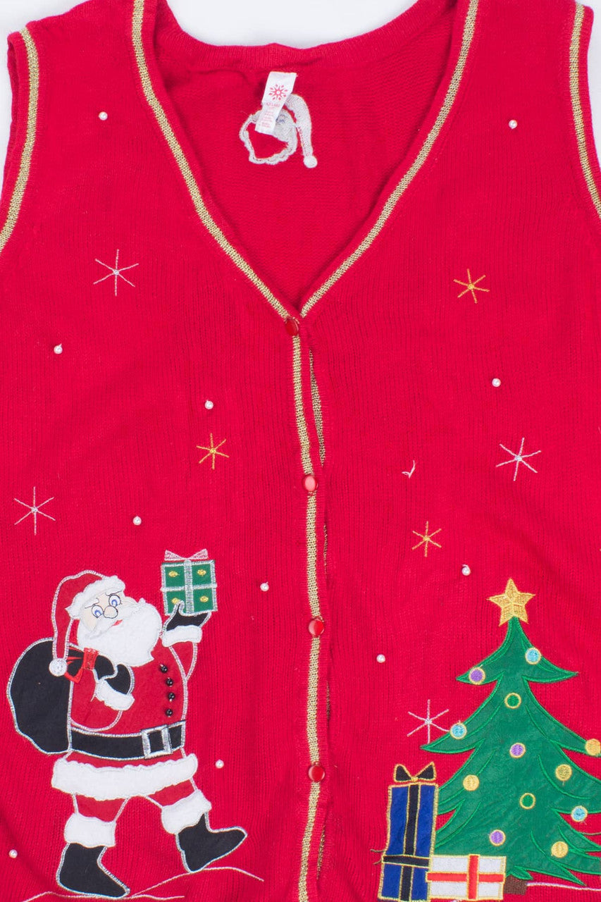 Red Ugly Christmas Vest 55194