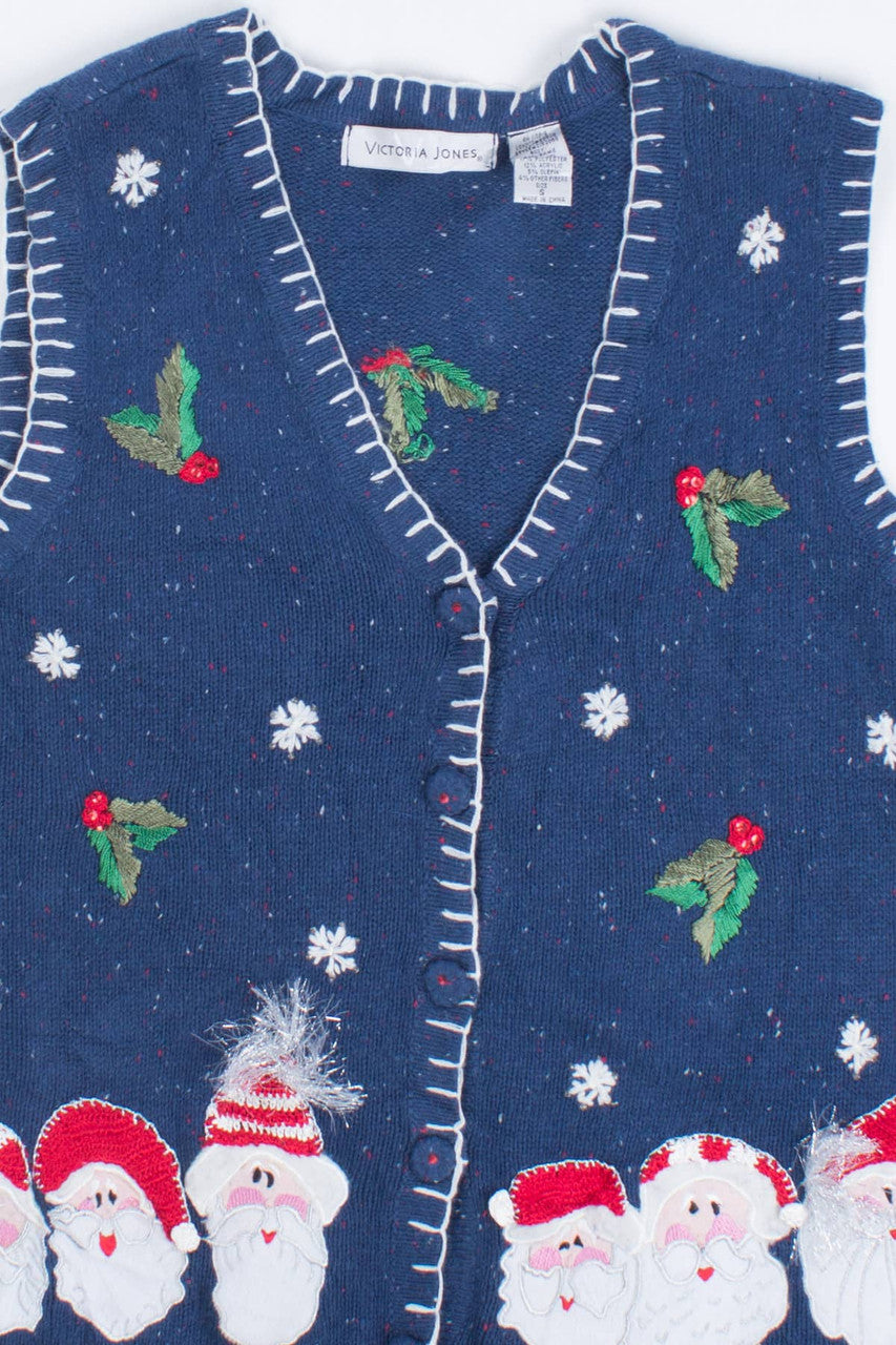Blue Ugly Christmas Vest 55197