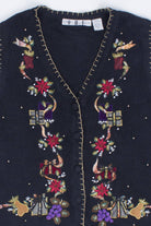 Black Ugly Christmas Vest 55199