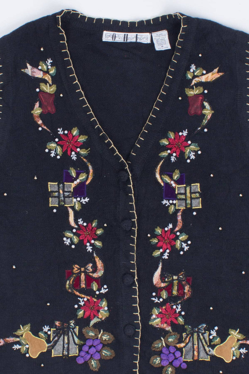 Black Ugly Christmas Vest 55199
