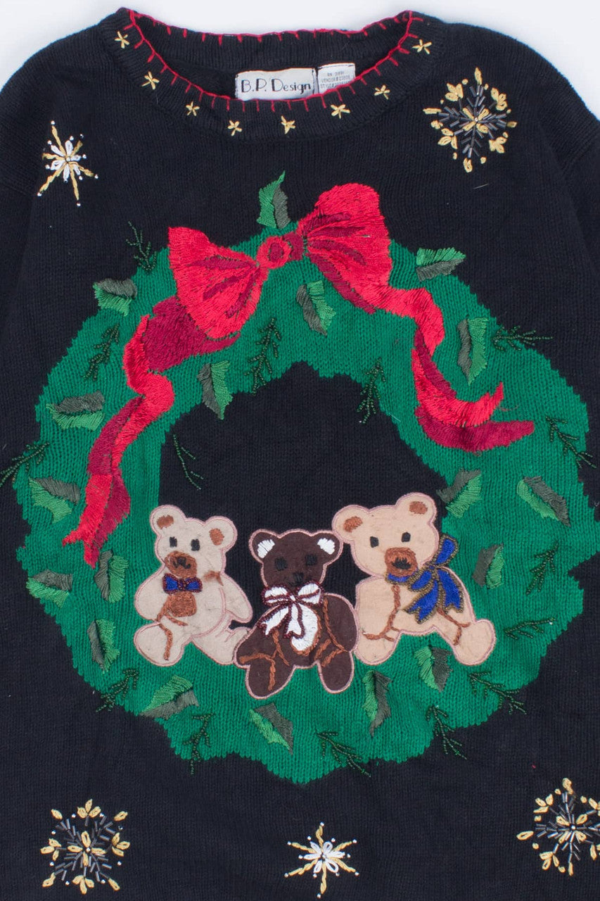 Black Ugly Christmas Pullover 55216