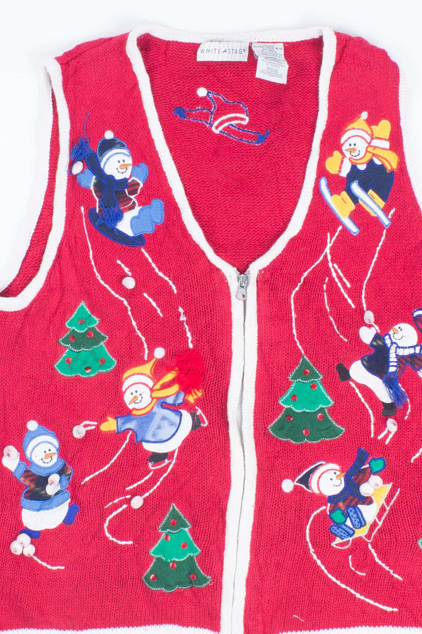 Red Ugly Christmas Vest 55232