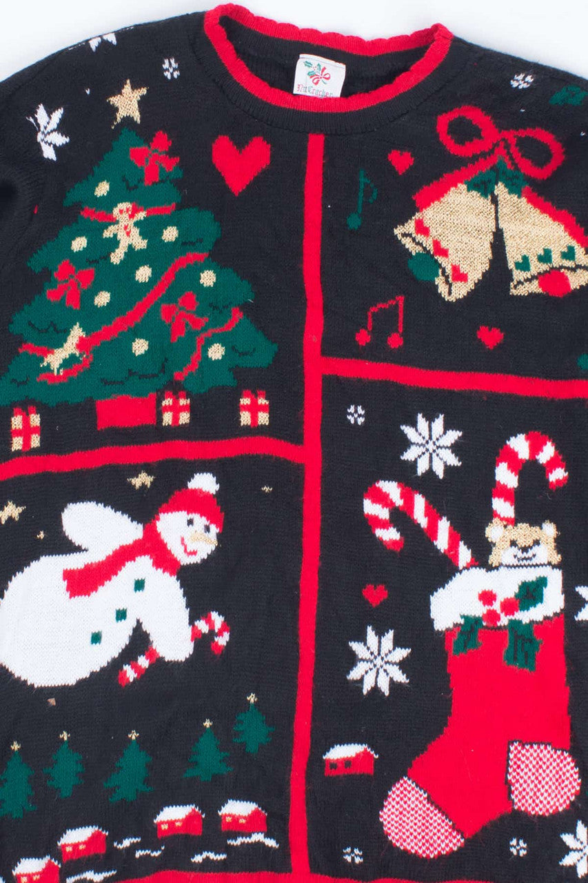 Black Ugly Christmas Pullover 55235