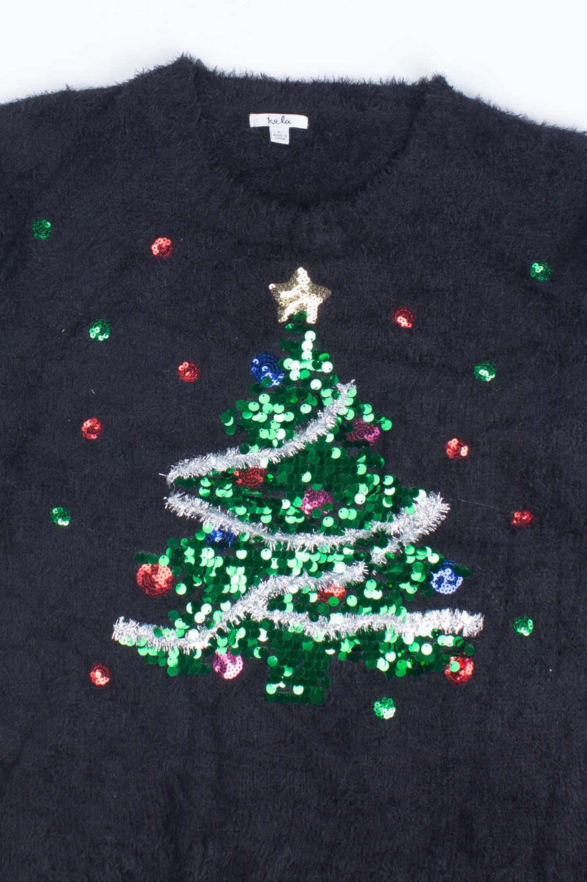 Black Ugly Christmas Pullover 55241