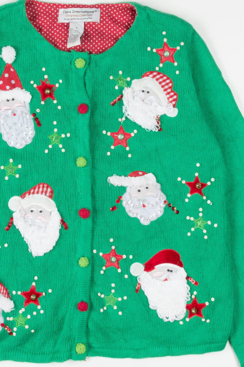 Green Ugly Christmas Cardigan 55252