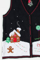 Black Ugly Christmas Vest 55278