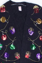 Black Ugly Christmas Cardigan 55294