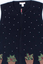 Black Ugly Christmas Vest 55296