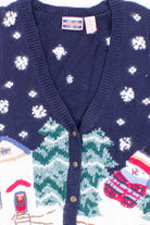 Blue Ugly Christmas Vest 55313