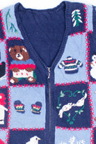 Blue Ugly Christmas Vest 55315