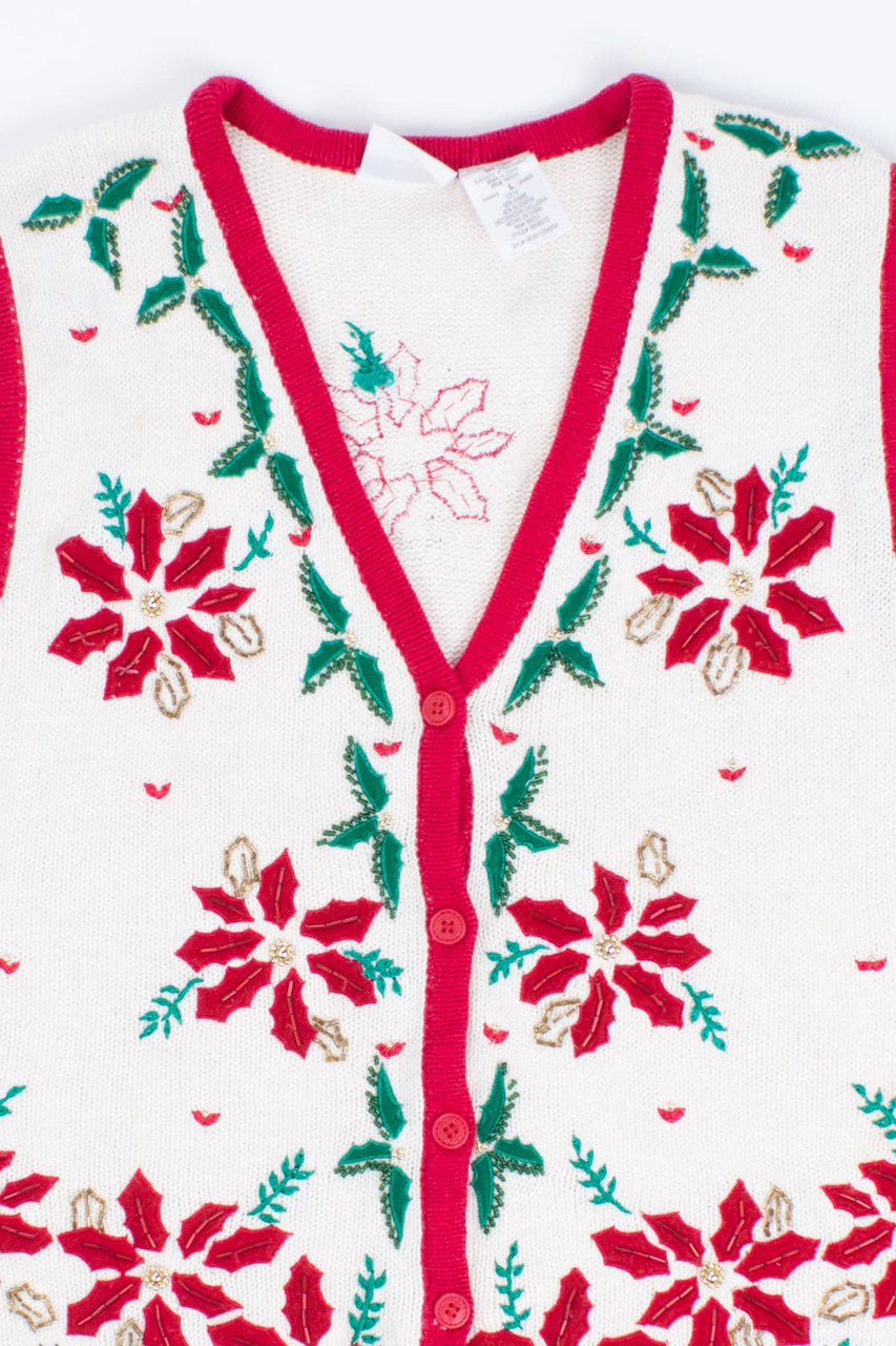 White Ugly Christmas Vest 55332