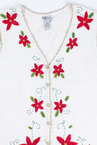 White Ugly Christmas Vest 55348