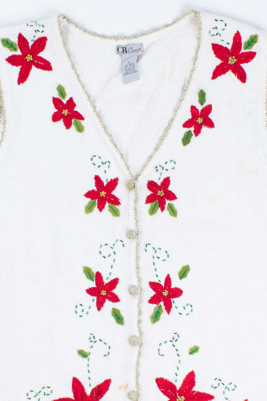 White Ugly Christmas Vest 55348