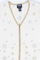White Ugly Christmas Vest 55349
