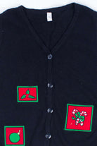 Black Ugly Christmas Vest 55357