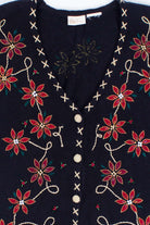 Black Ugly Christmas Vest 55360