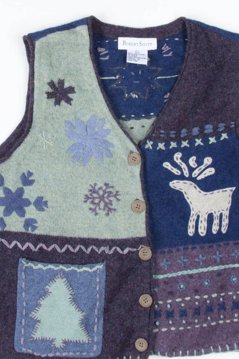 Multicolor Ugly Christmas Vest 55383