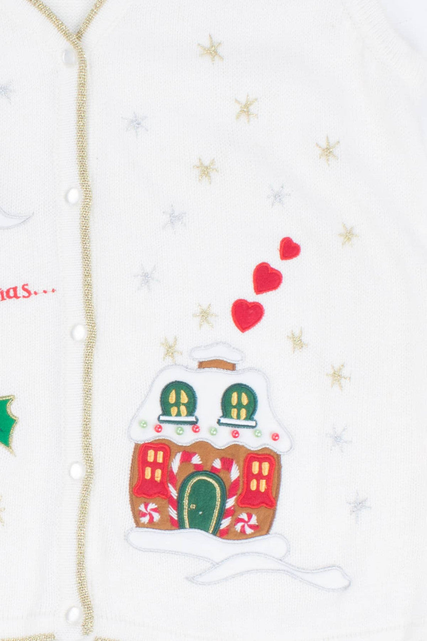 White Ugly Christmas Vest 55438