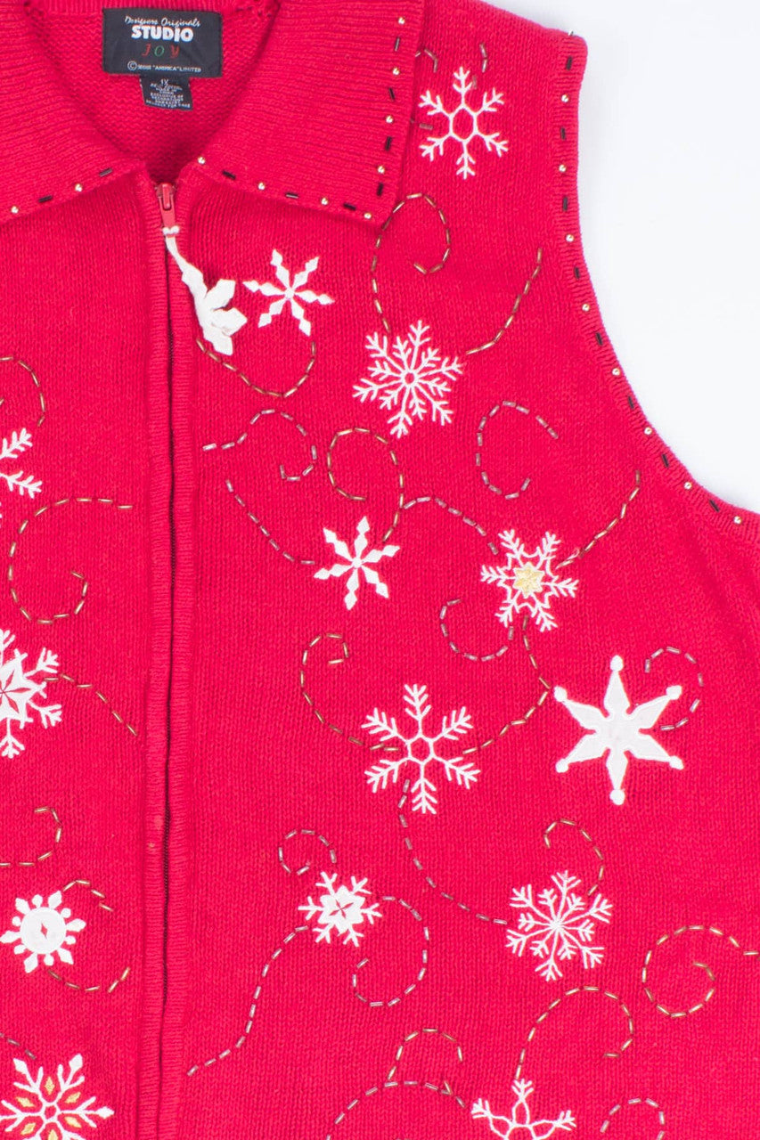 Red Ugly Christmas Vest 55452