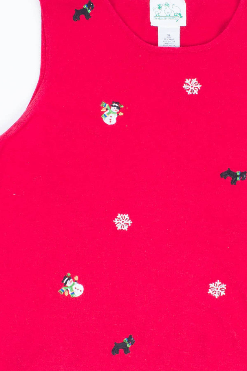 Red Ugly Christmas Vest 55453