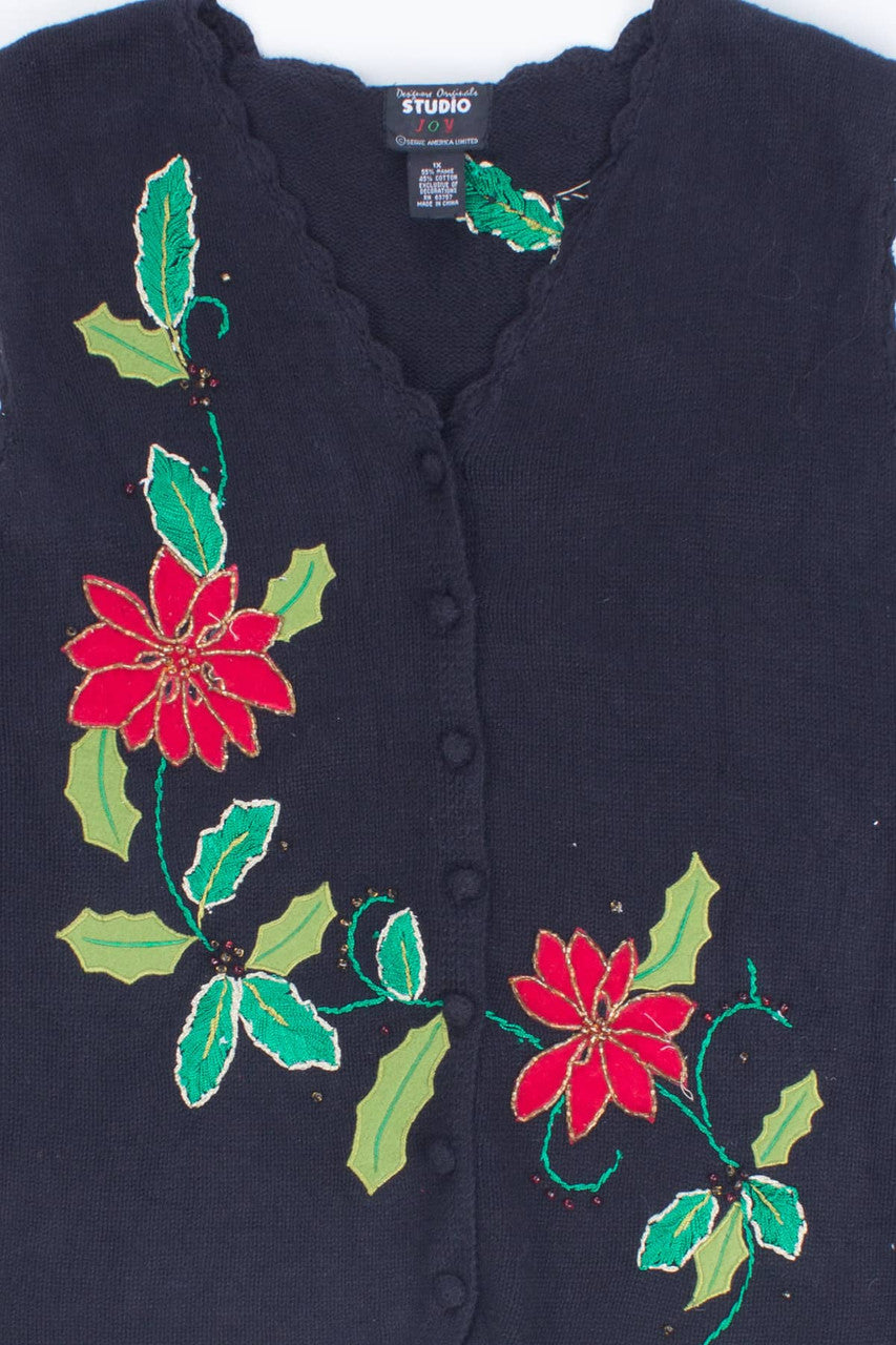 Black Ugly Christmas Vest 55464