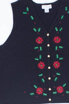 Black Ugly Christmas Vest 55468